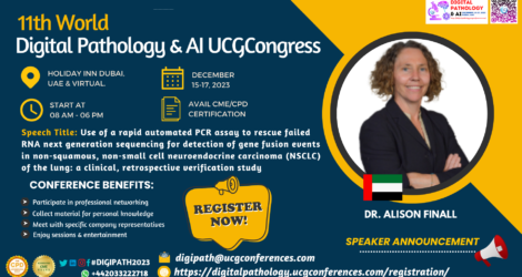 Dr. Alison Finall_Speaker_11th World Digital Pathology & AI UCGCongress
