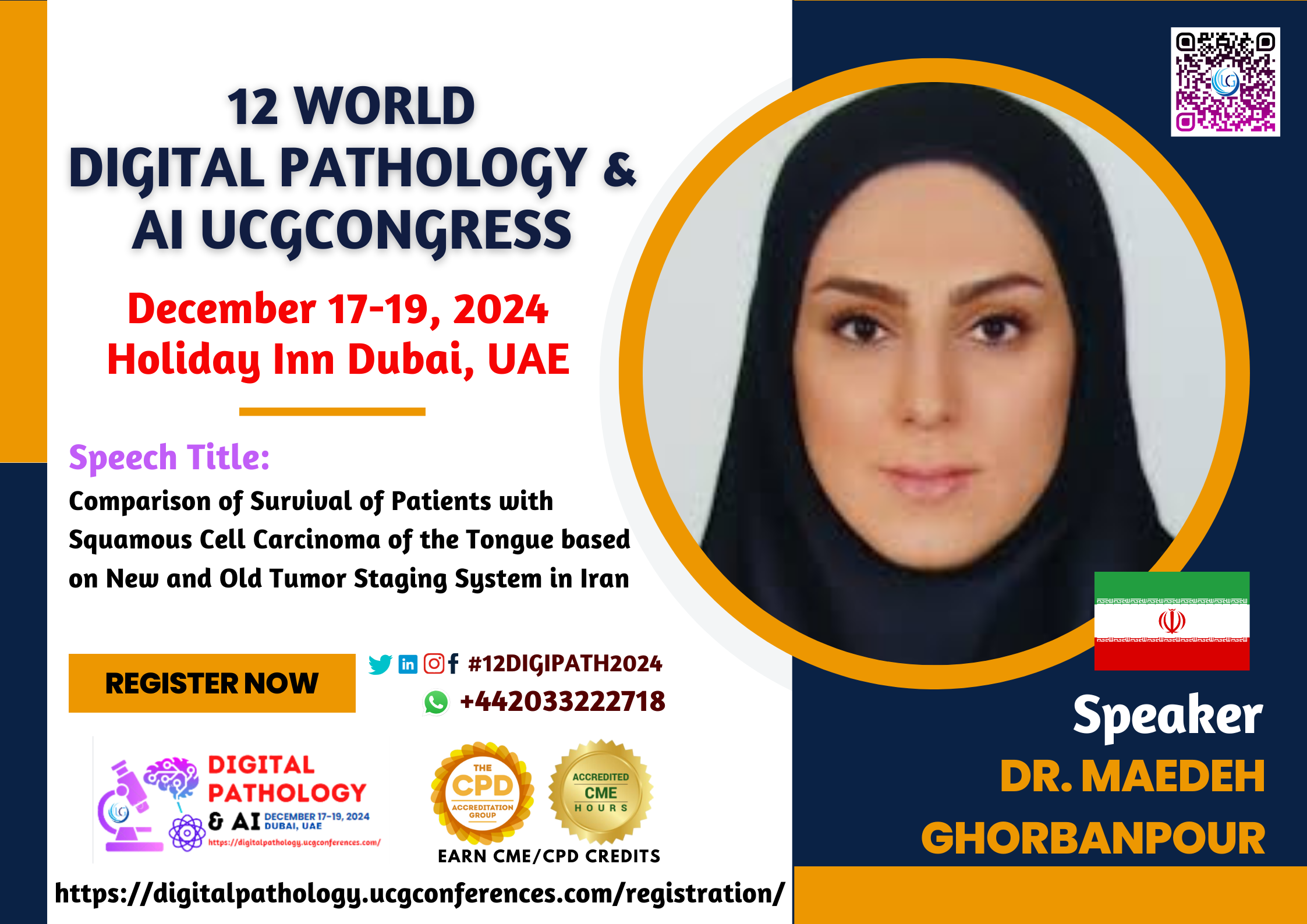 Dr. Maedeh Ghorbanpour_12 World Digital Pathology & AI UCGCongress