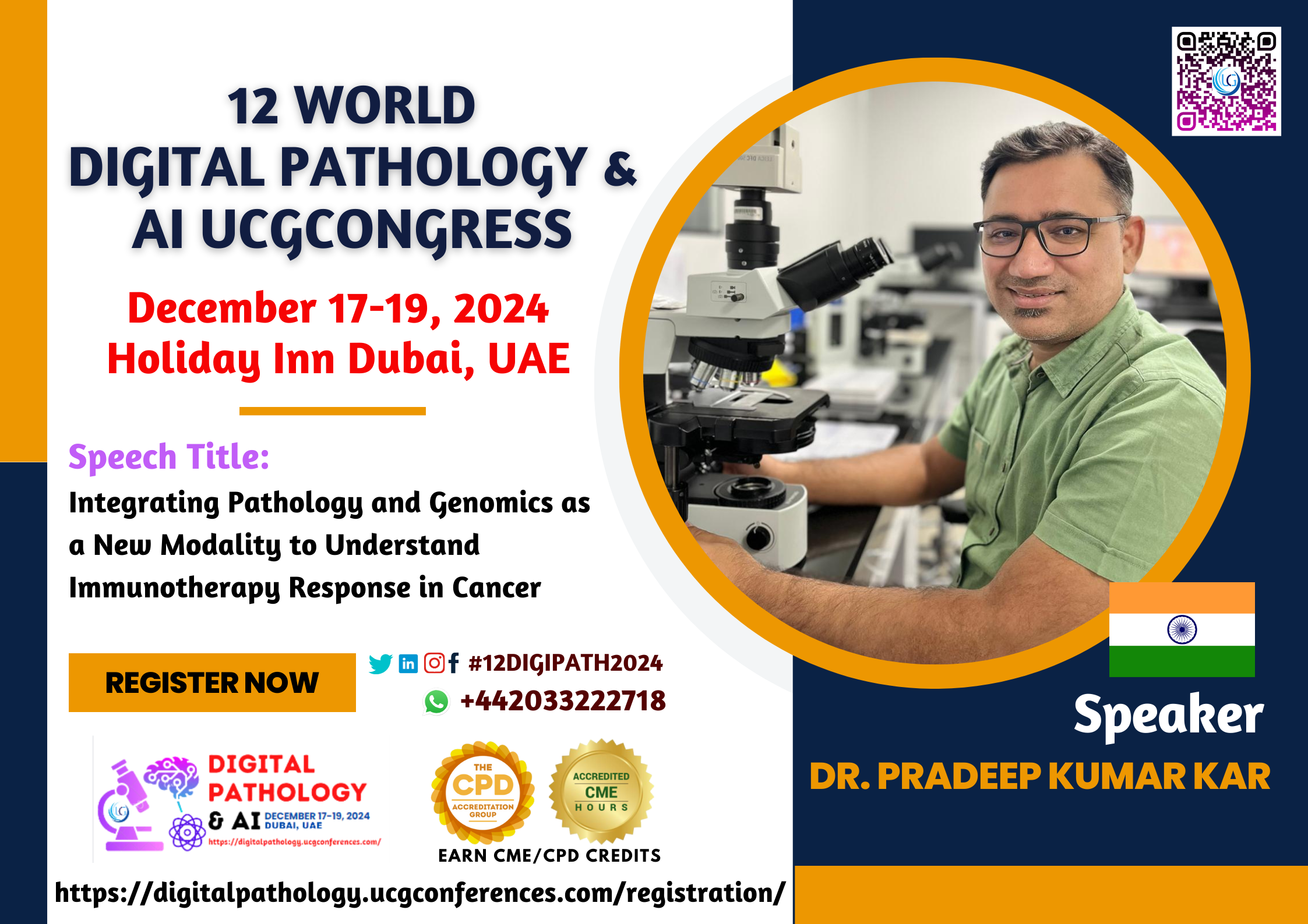 Dr. Pradeep Kumar kar_12 World Digital Pathology & AI UCGCongress