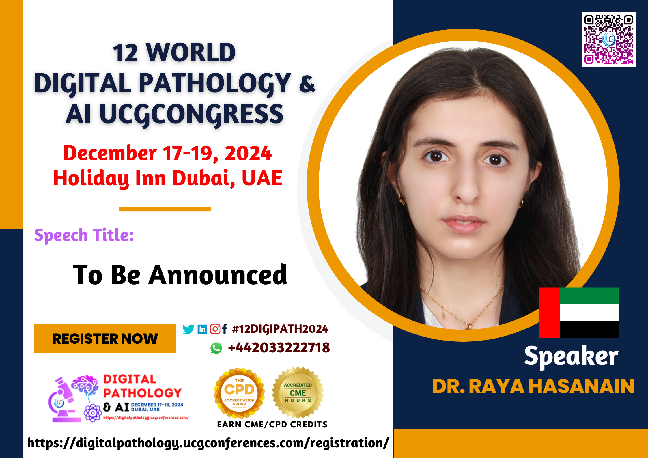 Dr. Raya Hasanain_12 World Digital Pathology & AI UCGCongress